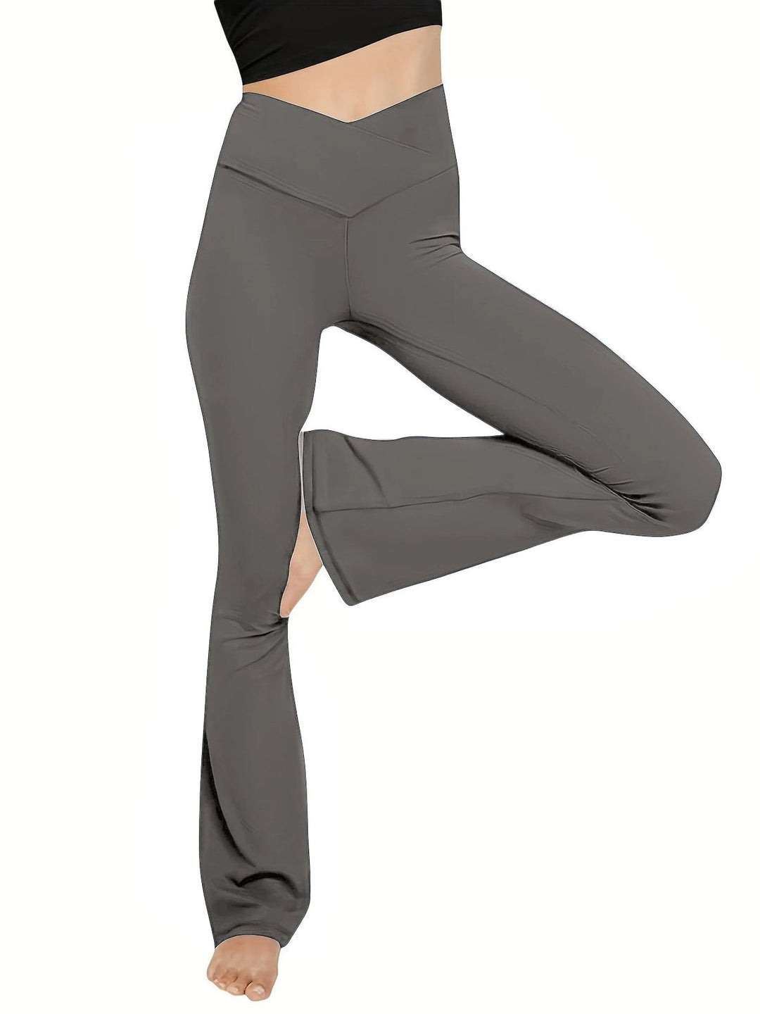 Comfortable Bootcut Leggings for Women with High Waist Relaxed Stretch Non Restrictive Style