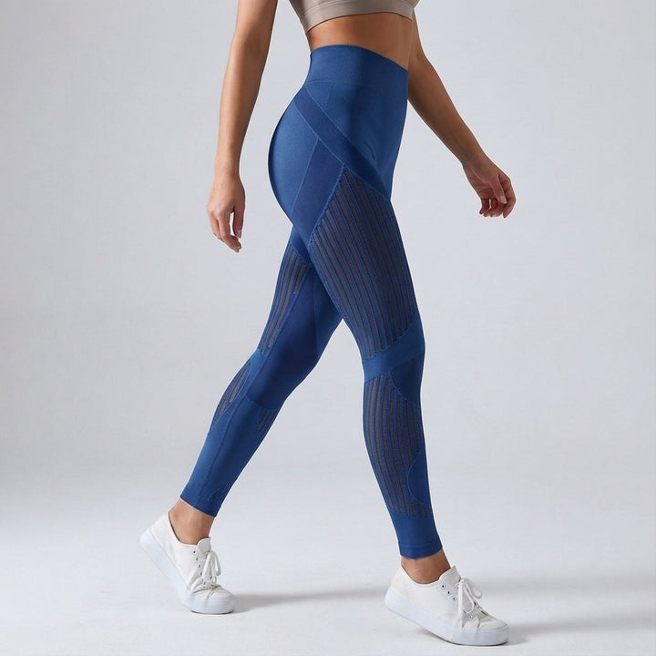 Comfortable Compression Leggings for Women with High Waist Breathable Stretch Muscle Support Style