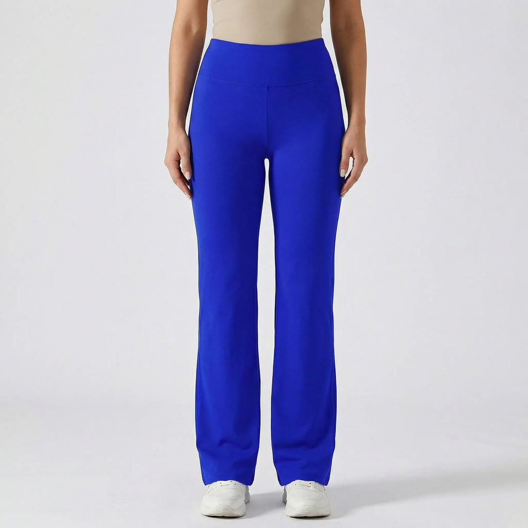 Comfortable Flared Yoga Leggings for Women with High Waist Sporty Silhouette Everyday Stretch Style