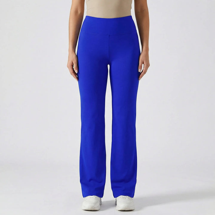 Comfortable Flared Yoga Leggings for Women with High Waist Sporty Silhouette Everyday Stretch Style