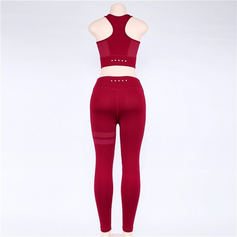 Comfortable High Waisted Activewear Set for Women with Matching Leggings Supportive Stretch Style