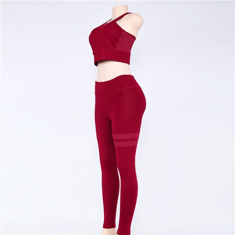 Comfortable High Waisted Activewear Set for Women with Matching Leggings Supportive Stretch Style