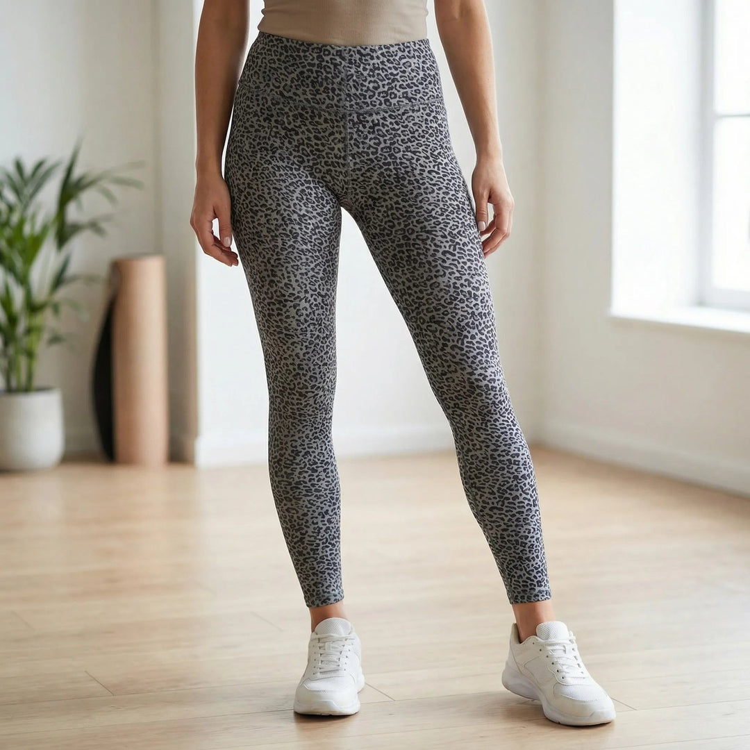 Comfortable Leopard Print Leggings for Women with High Waist Stretch Bold Everyday Style