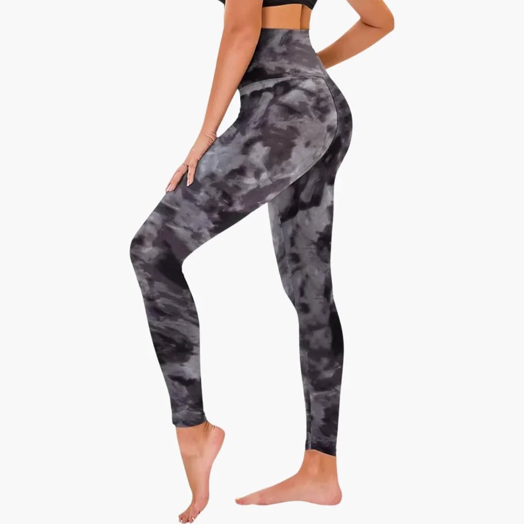 Comfortable Leopard Print Leggings for Women with High Waist Full Length Elastic Stretch Style