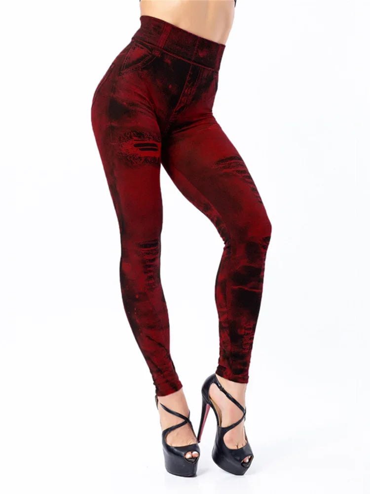Comfortable Printed Leggings for Women with High Waist Vibrant Pattern Stretch Everyday Style