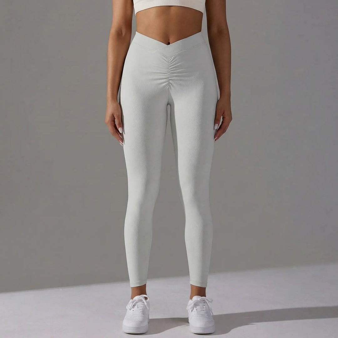 Comfortable Scrunch Leggings for Women with High Waist Compression Sculpting Lifted Fit Style