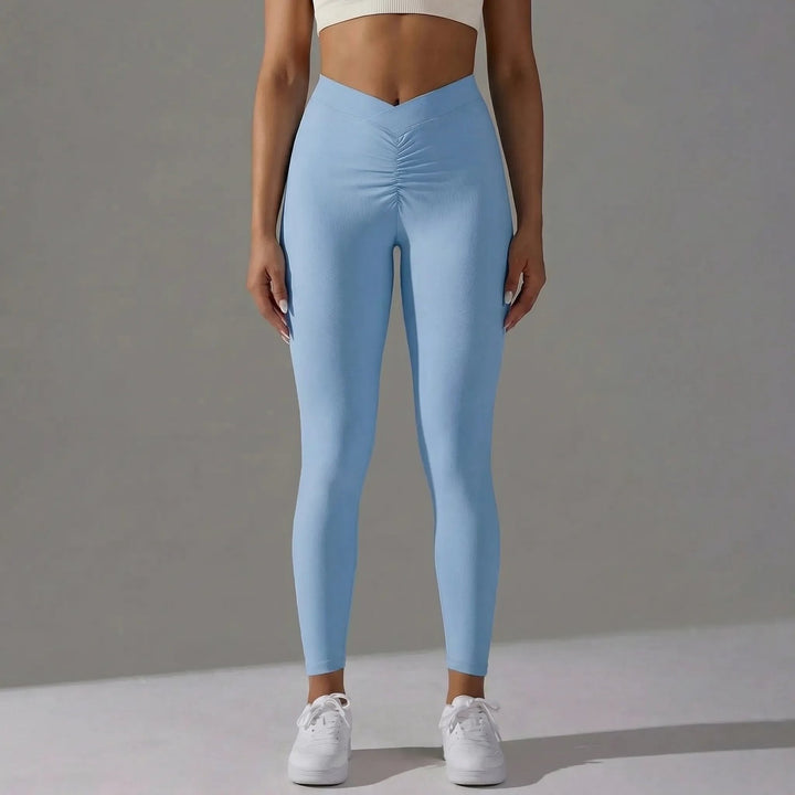Comfortable Scrunch Leggings for Women with High Waist Compression Sculpting Lifted Fit Style