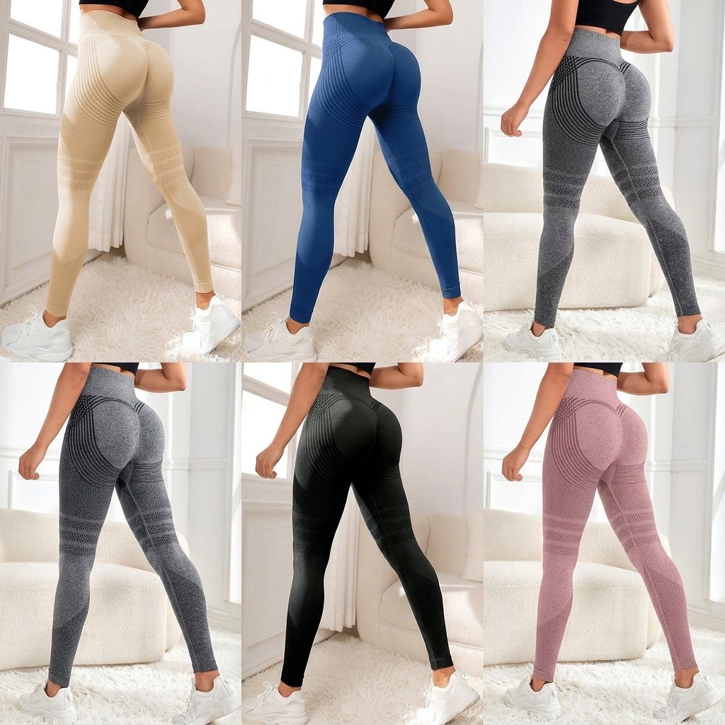 Comfortable Seamless Leggings for Women with High Waist Stretch Sculpting Fit Everyday Style