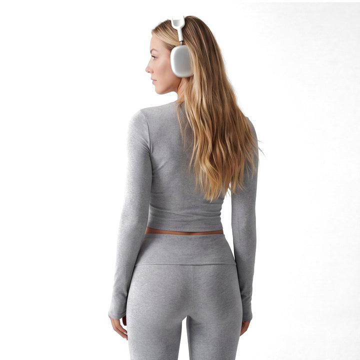 Comfortable Stretch Track Set for Women with Sculpted Fit Flared Leg Smooth Second Skin Style