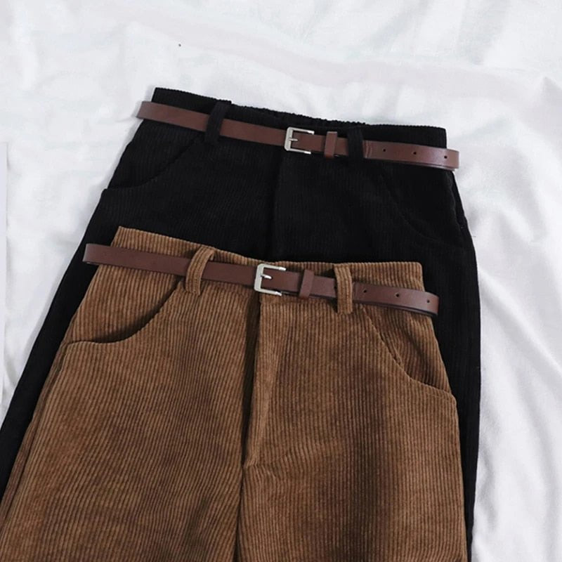 Effortless Classic Corduroy Pants for Women with Soft Wale Comfortable Fit Timeless Style