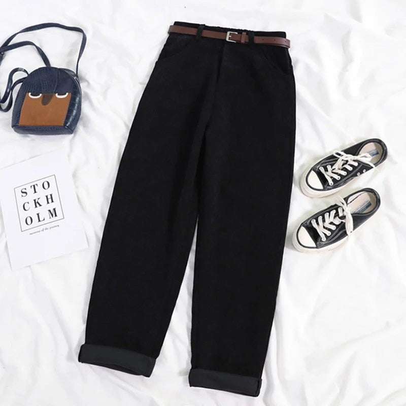 Effortless Classic Corduroy Pants for Women with Soft Wale Comfortable Fit Timeless Style