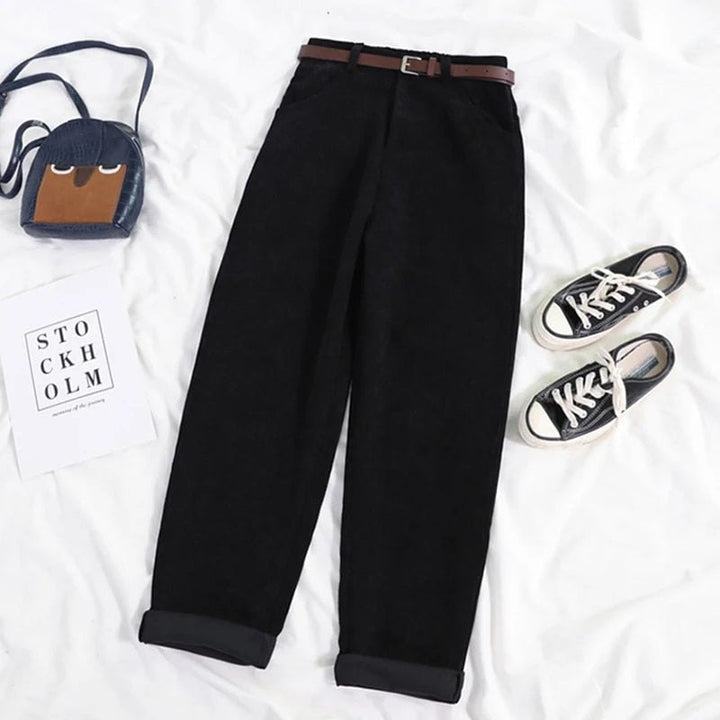 Effortless Classic Corduroy Pants for Women with Soft Wale Comfortable Fit Timeless Style