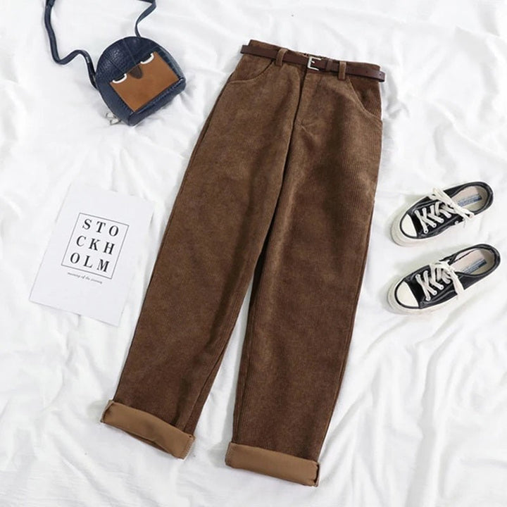 Effortless Classic Corduroy Pants for Women with Soft Wale Comfortable Fit Timeless Style