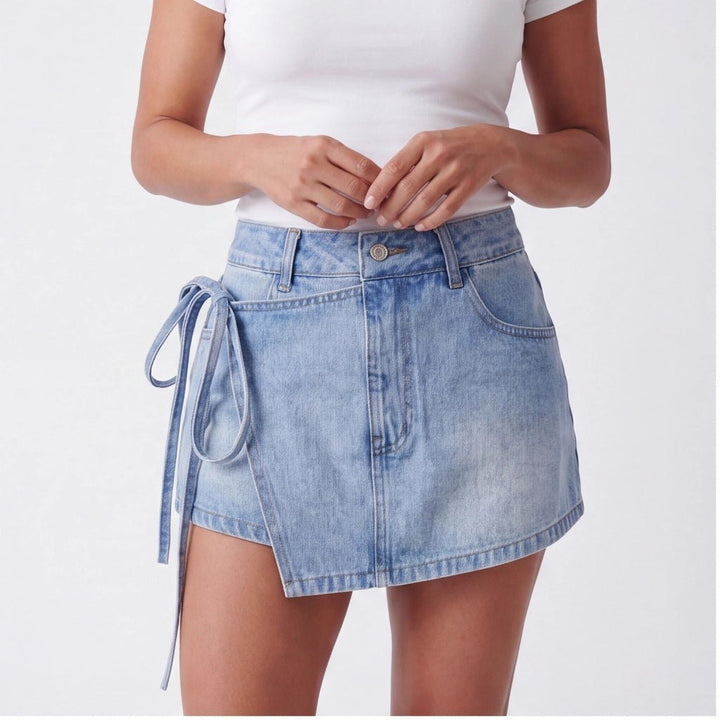 Effortless Denim Skirt for Women with Lightweight Structure Breathable Fabric Relaxed Everyday Style