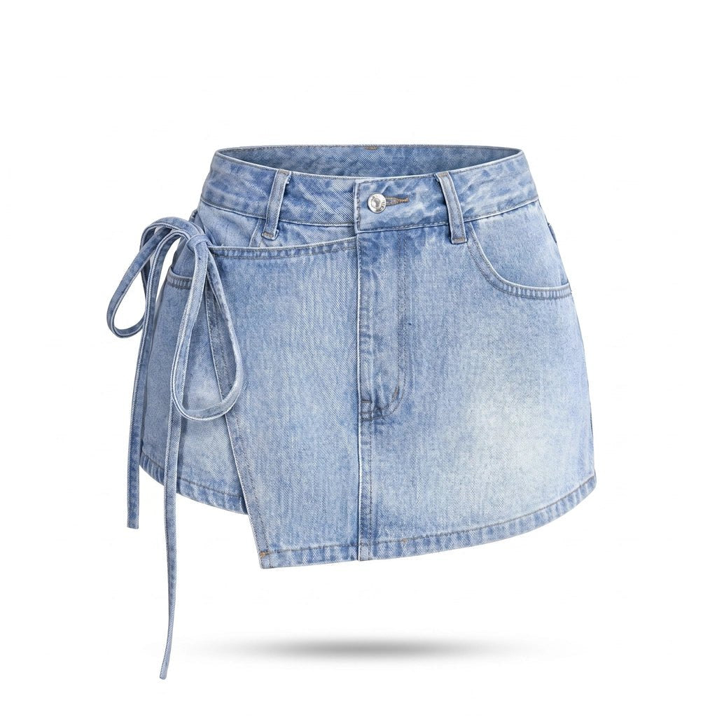 Effortless Denim Skirt for Women with Lightweight Structure Breathable Fabric Relaxed Everyday Style