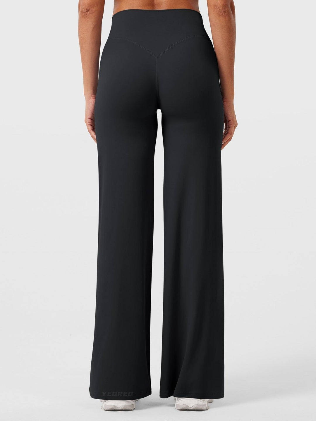 Effortless High Waist Flared Pants for Women with Flowing Leg Lightweight Summer Style