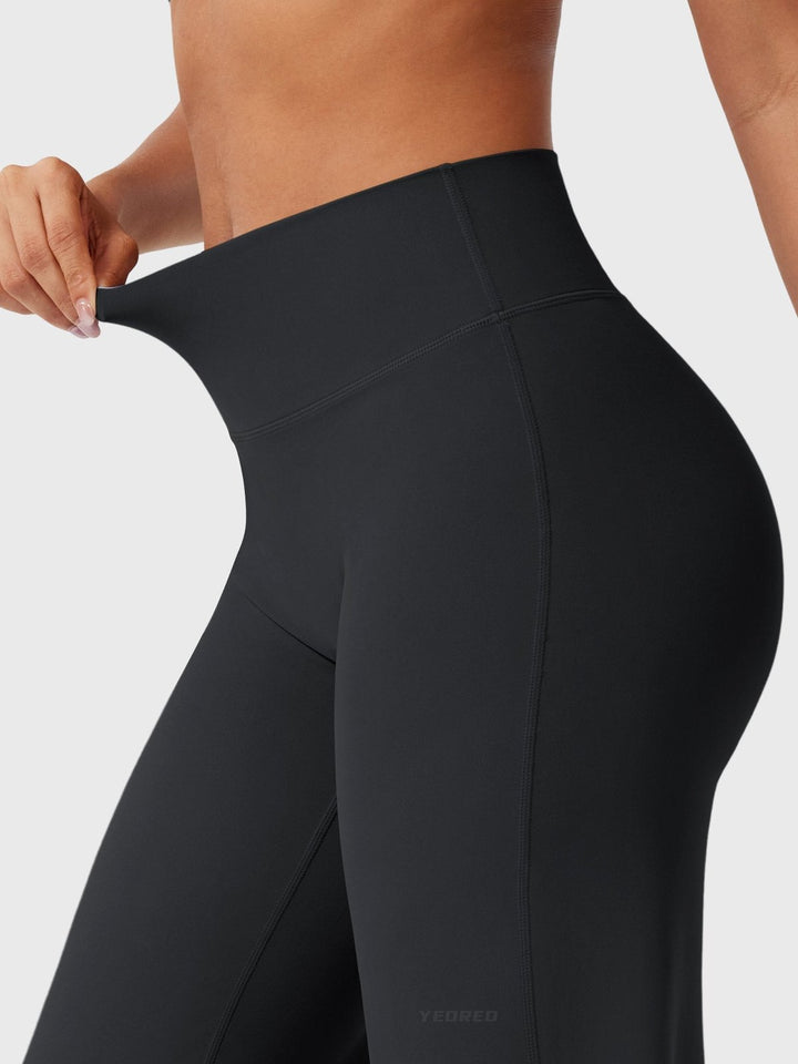 Effortless High Waist Flared Pants for Women with Flowing Leg Lightweight Summer Style
