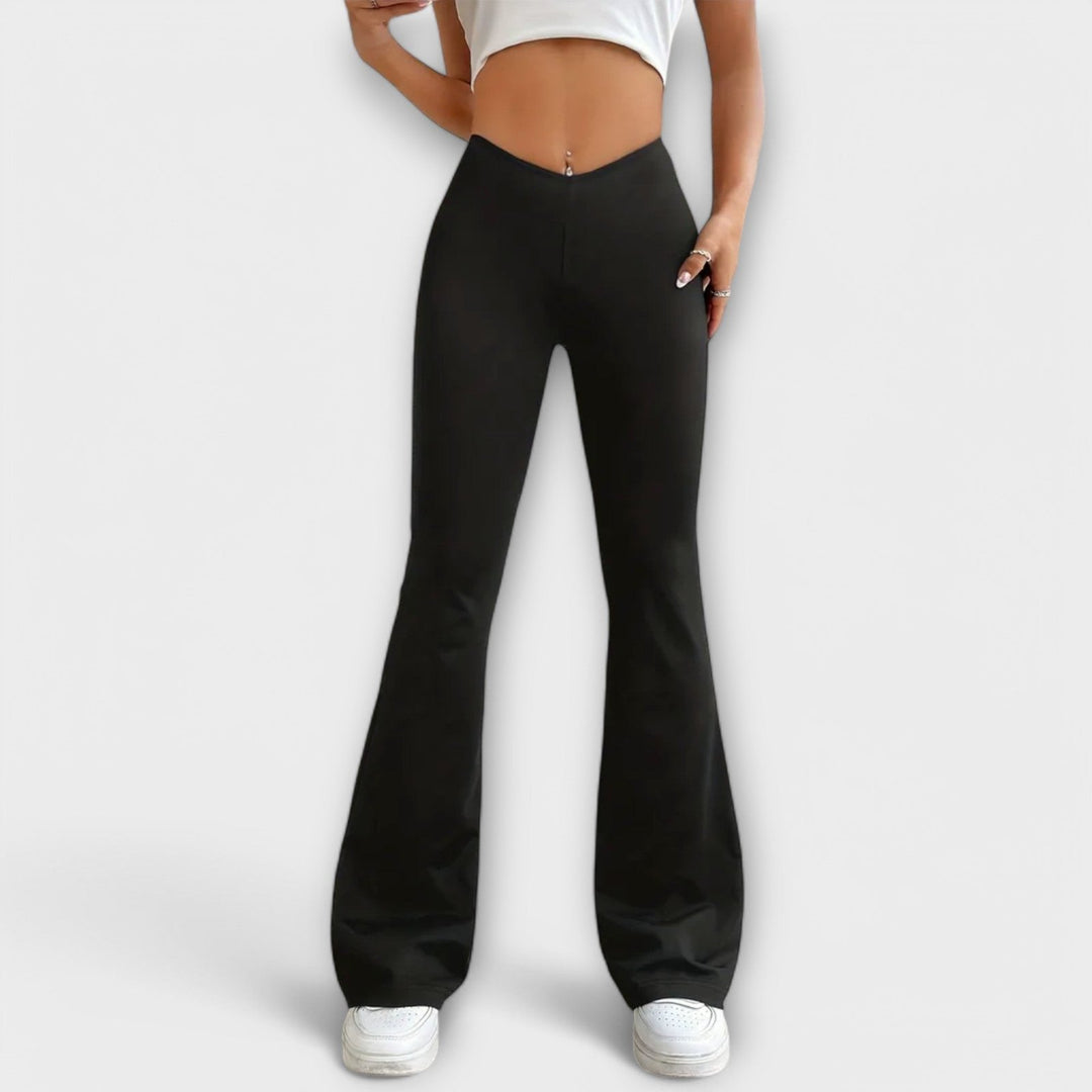 Effortless Relaxed Flared Pants for Women with Flowing Leg Easy Fit Everyday Style