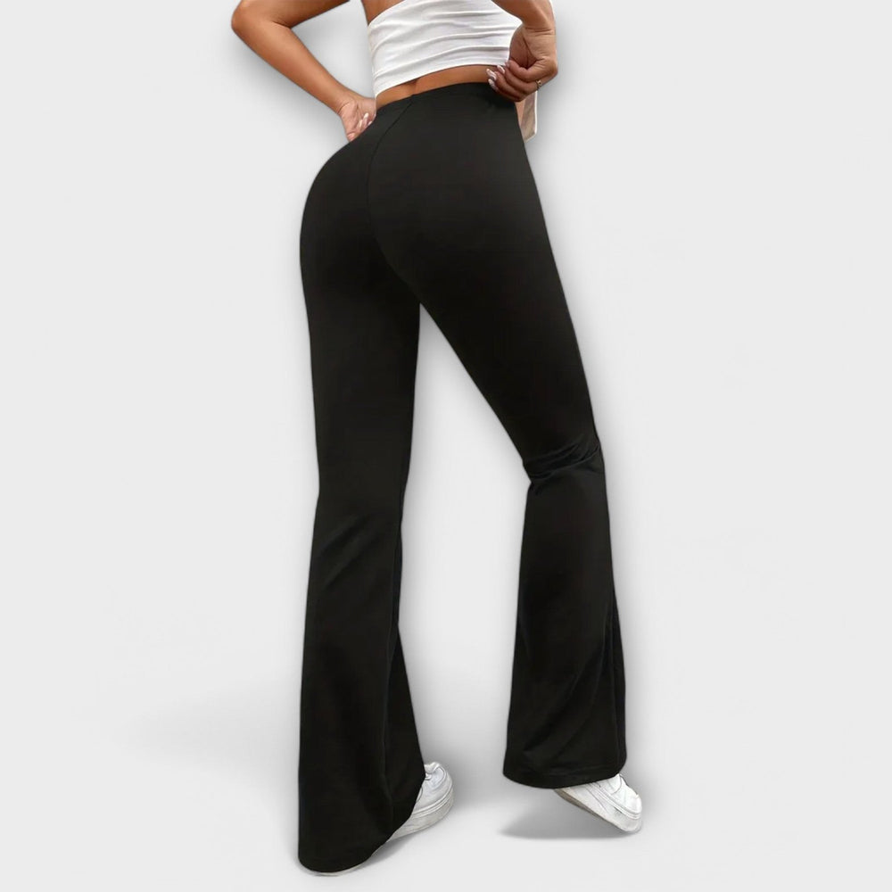 Effortless Relaxed Flared Pants for Women with Flowing Leg Easy Fit Everyday Style