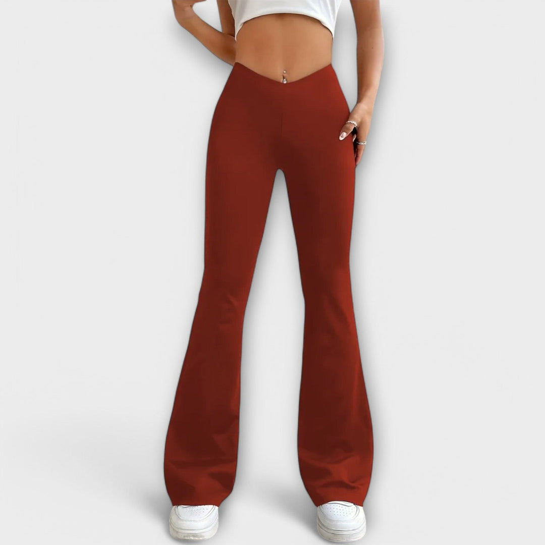 Effortless Relaxed Flared Pants for Women with Flowing Leg Easy Fit Everyday Style