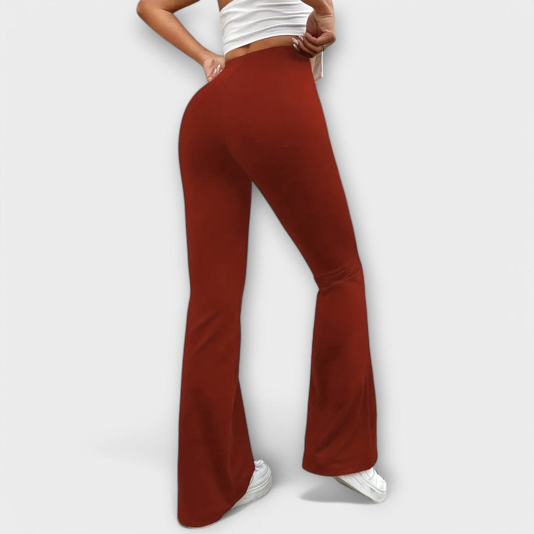 Effortless Relaxed Flared Pants for Women with Flowing Leg Easy Fit Everyday Style