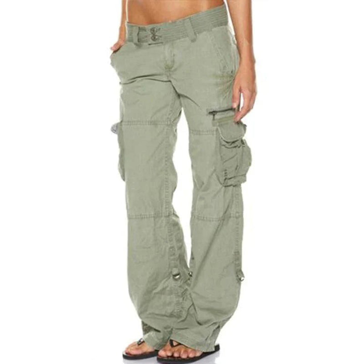 Effortless Wide Leg Cargo Pants for Women with Multi Pocket Functional Storage Relaxed Style