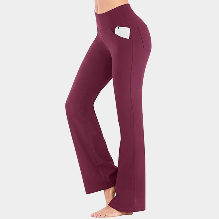 Elegant Flared Wide Leg Pants for Women with High Waist Lengthening Drape Versatile Style