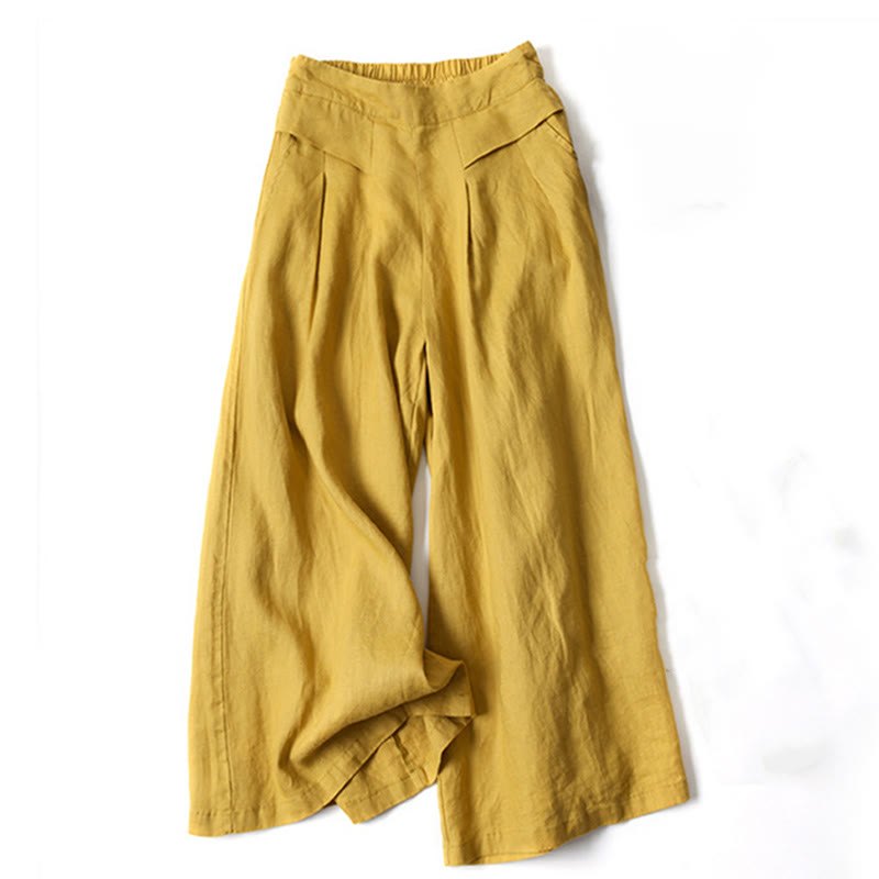 Elegant Relaxed Palazzo Pants for Women with High Waist Wide Leg Quiet Elegant Style