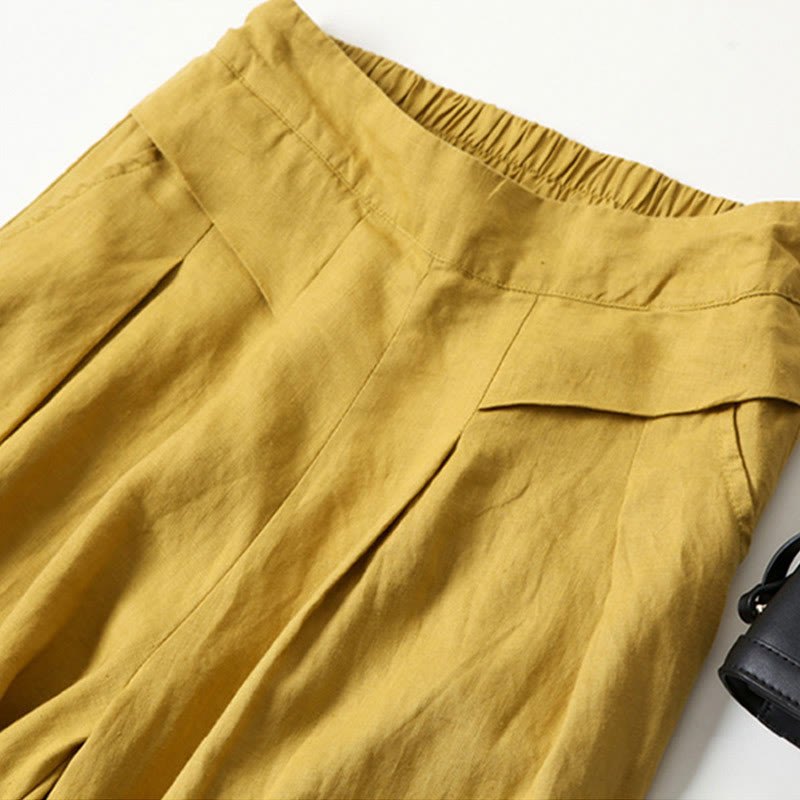 Elegant Relaxed Palazzo Pants for Women with High Waist Wide Leg Quiet Elegant Style